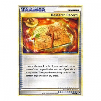 Research Record : CALL OF LEGENDS 84/95 - Pokemon Single Card