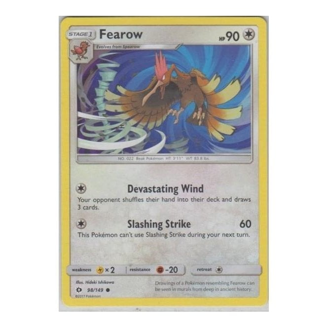 Pokemon Single Card SM SUN & MOON BASE SET (Reverse Holo) 098/163