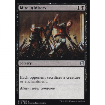 Mire in Misery : COMMANDER 2019 019/302 - Magic the Gathering Single Card