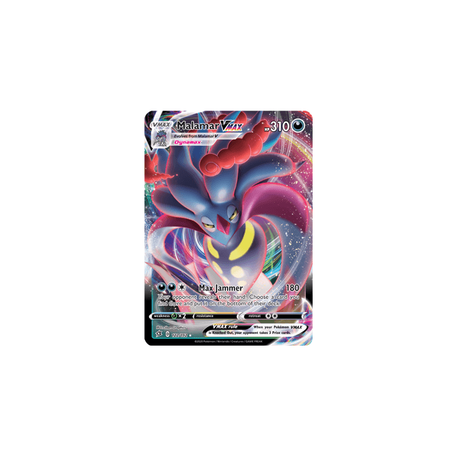 Malamar VMAX : SWORD AND SHIELD - REBEL CLASH 122/192 - Pokemon Single Card Malamar VMAX : SWORD AND SHIELD - REBEL CLASH 122/192 - Pokemon Single Card