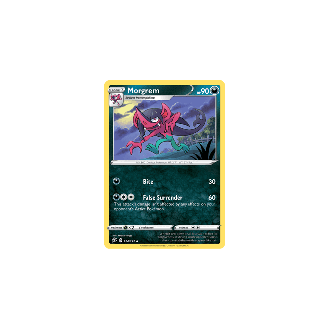 morgrem pokemon card value - Scarlet & Violet - Stellar Crown - - 095/142 Darkness Darkness Bite (20) Darkness Morgrem #72 Prices | Pokemon