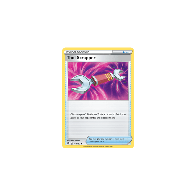 tool scrapper pokemon card SR 107/083 Ninja Spinner Evolves from null Rules Choose up to 2 Pokmon Tools attached to Pokmon (yours or your opponents) and discard them Tool Scrapper #115 Prices |