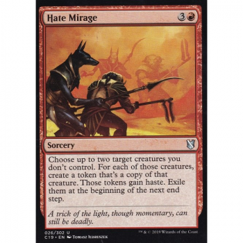 Hate Mirage : COMMANDER 2019 026/302 - Magic the Gathering Single Card