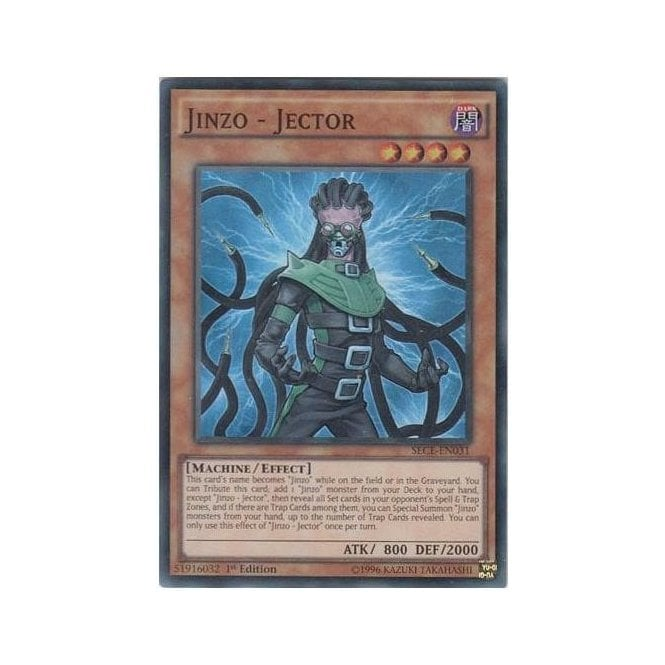 Yu-Gi-Oh! Card SECE-EN031 Jinzo - Jector (Super Rare) | Chaos Cards