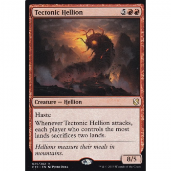 Tectonic Hellion : COMMANDER 2019 029/302 - Magic the Gathering Single Card
