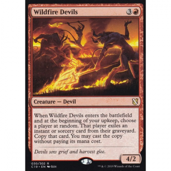 Wildfire Devils : COMMANDER 2019 030/302 - Magic the Gathering Single Card