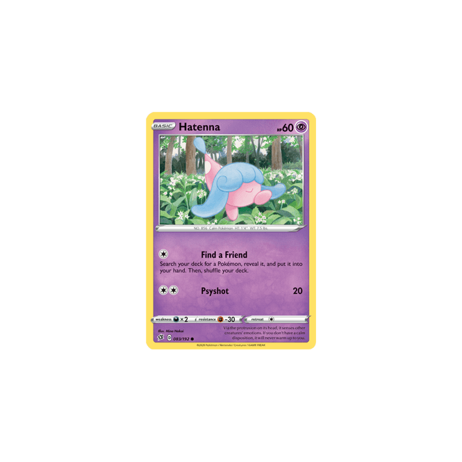 how much is a hatenna pokemon card worth No.24 Mega Get Prize BANDAI NAMCO NM Japanese q01 Colorless Artist Hatenna (REVERSE HOLO) : SWORD