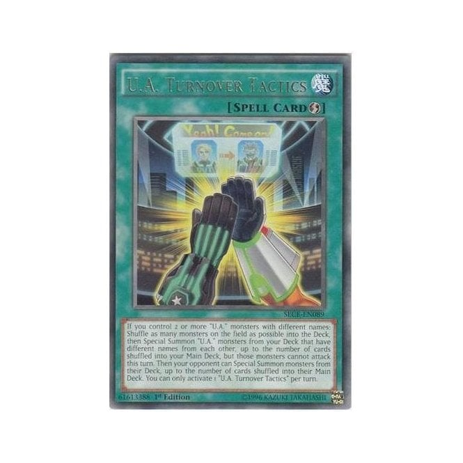 Yu-Gi-Oh! Card SECE-EN089 U.A. Turnover Tactics (Rare) | Chaos Cards Yu-Gi-Oh! Card SECE-EN089 U.A. Turnover Tactics (Rare) | Chaos Cards
