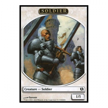 Soldier (TOKEN) : DUEL DECKS: ELSPETH VS. TEZZERET TOKEN 01/01 - Magic the Gathering Single Card