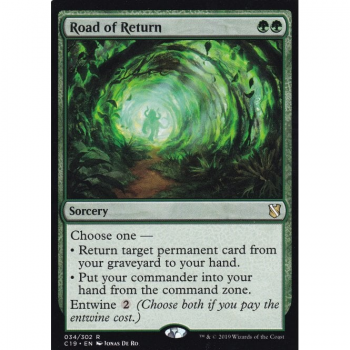 Road of Return : COMMANDER 2019 034/302 - Magic the Gathering Single Card