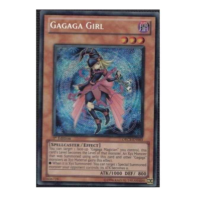 Yu-Gi-Oh! Card ORCS-EN003 Gagaga Girl (Secret Rare) | Chaos Cards Yu-Gi-Oh! Card ORCS-EN003 Gagaga Girl (Secret Rare) | Chaos Cards