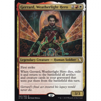Gerrard, Weatherlight Hero : COMMANDER 2019 041/302 - Magic the Gathering Single Card