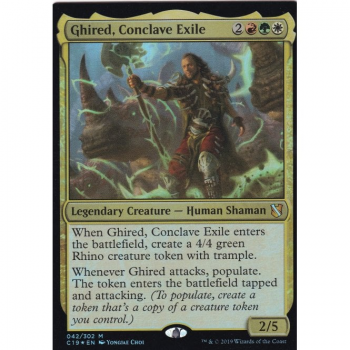 Ghired, Conclave Exile : COMMANDER 2019 042/302 - Magic the Gathering Single Card