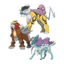 Pokemon Collector's Pin 3-Pack Blister : Set of Three (Raikou, Entei and Suicune)