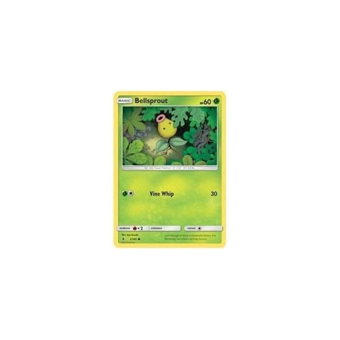 Pokemon Single Card SM - SUN & MOON : GUARDIANS RISING - 001/145 : Bellsprout | Chaos Cards Pokemon Single Card SM - SUN & MOON : GUARDIANS RISING - 001/145 : Bellsprout | Chaos Cards