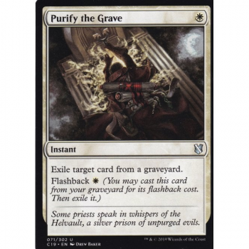 Purify the Grave : COMMANDER 2019 071/302 - Magic the Gathering Single Card