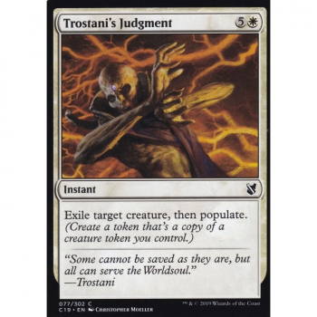 Trostani's Judgment : COMMANDER 2019 077/302 - Magic the Gathering Single Card