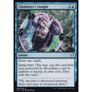 Chemister's Insight : COMMANDER 2019 080/302 - Magic the Gathering Single Card