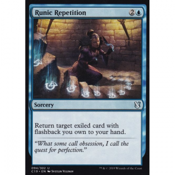 Runic Repetition : COMMANDER 2019 094/302 - Magic the Gathering Single Card