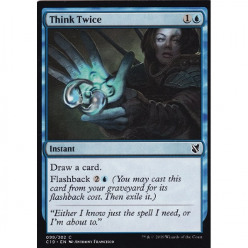 Think Twice : COMMANDER 2019 099/302 - Magic the Gathering Single Card