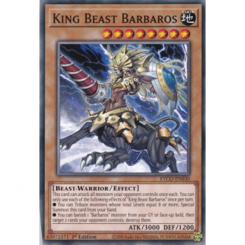 King Beast Barbaros (Common) : ETCO-EN030 - Yu-Gi-Oh! Single Card