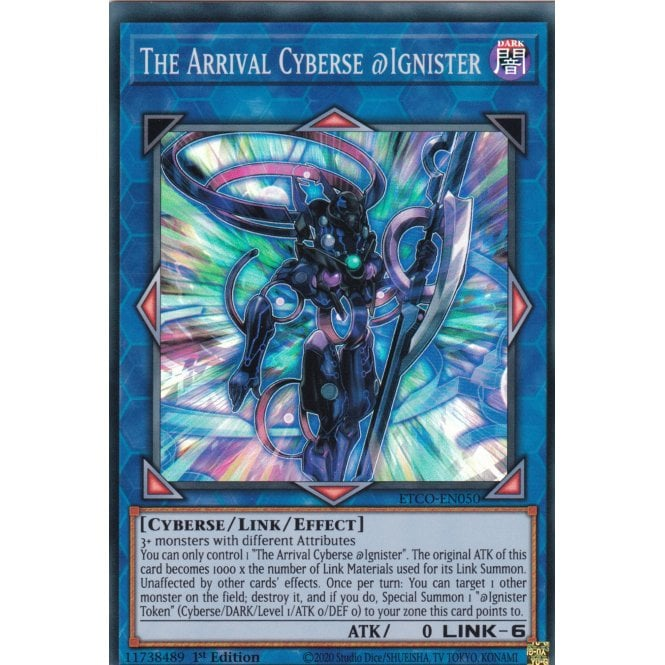 The Arrival Cyberse @Ignister (Super Rare) : ETCO-EN050 - Yu-Gi-Oh ...