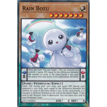 Rain Bozu (Common) : ETCO-EN093 - Yu-Gi-Oh! Single Card