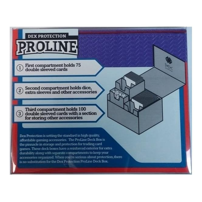 DEX Protection Proline Deck Box Large Purple Chaos Cards