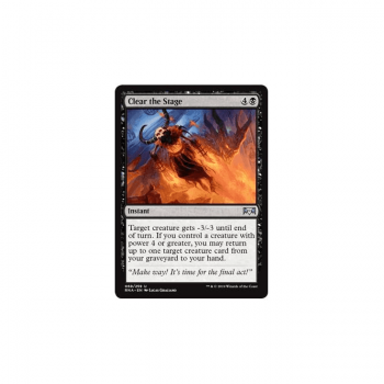 Clear the Stage (FOIL) : RAVNICA ALLEGIANCE 068/259 - Magic the Gathering Single Card