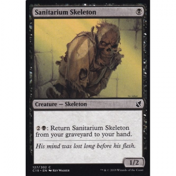 Sanitarium Skeleton : COMMANDER 2019 127/302 - Magic the Gathering Single Card