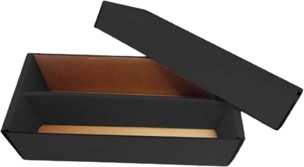 Fenrir Games Cardboard Storage Box : 1600 cards (Black)