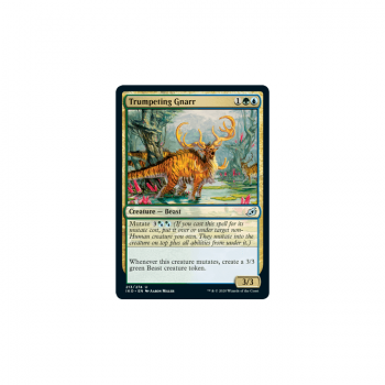 Trumpeting Gnarr (FOIL) : IKORIA LAIR OF BEHEMOTHS 213/274 - Magic the Gathering Single Card