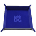 Velvet Folding Dice Tray Blue 10"x10"