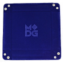 Velvet Folding Dice Tray Blue 10"x10" - Image 2