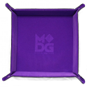 Velvet Folding Dice Tray Purple 10"x10"