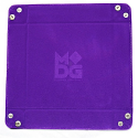 Velvet Folding Dice Tray Purple 10"x10" - Image 2