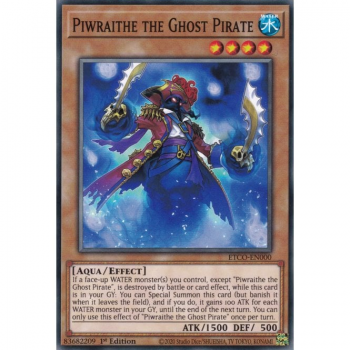Piwraithe the Ghost Pirate (Common) : ETCO-EN000 - Yu-Gi-Oh! Single Card