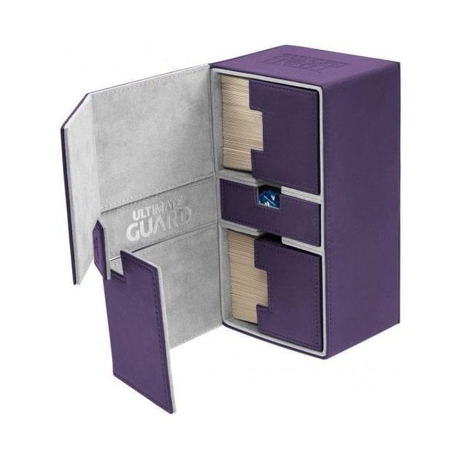 Ultimate Guard Twin Flip'n'Tray Deck Case 200+ Purple Chaos Cards