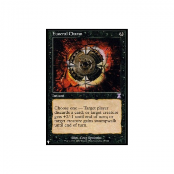 Funeral Charm (FOIL) : MYSTERY BOOSTER 1850 - Magic the Gathering Single Card