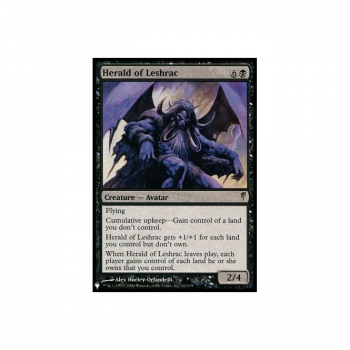 Herald of Leshrac (FOIL) : MYSTERY BOOSTER 1851 - Magic the Gathering Single Card