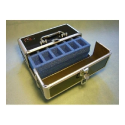K R Multicase - Small Aluminium Case - Half Width (Black) - Image 2