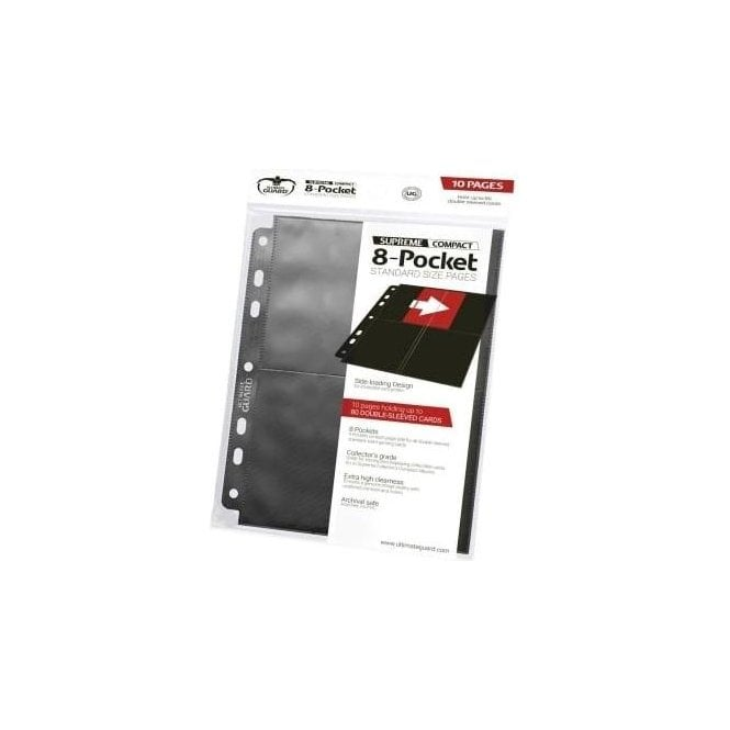 Ultimate Guard 14-pocket A5 Standard Size Mini American Compact Pages 10 Pages Black - View #9