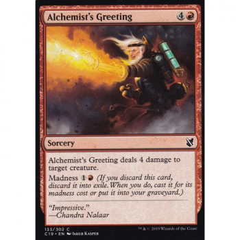 Alchemist's Greeting : COMMANDER 2019 133/302 - Magic the Gathering Single Card