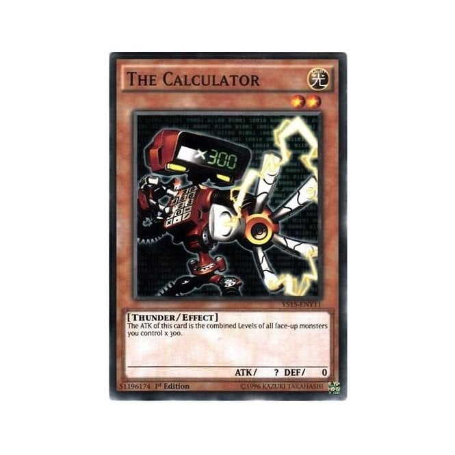 YuGiOh! Card YS15ENY11 The Calculator Chaos Cards
