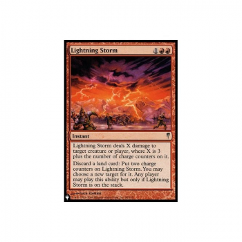 Lightning Storm (FOIL) : MYSTERY BOOSTER 1867 - Magic the Gathering Single Card