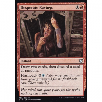 Desperate Ravings : COMMANDER 2019 137/302 - Magic the Gathering Single Card