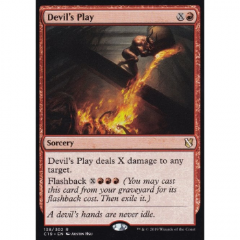 Devil's Play : COMMANDER 2019 138/302 - Magic the Gathering Single Card