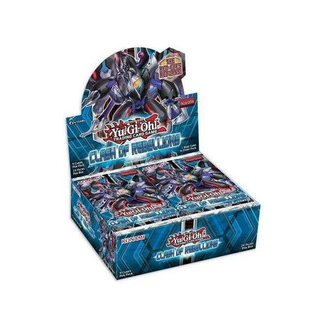 Yu-Gi-Oh! Sealed Booster BOX (24 packs) - Clash of Rebellions (1st Edition) | Chaos Cards Yu-Gi-Oh! Sealed Booster BOX (24 packs) - Clash of Rebellions (1st Edition) | Chaos Cards