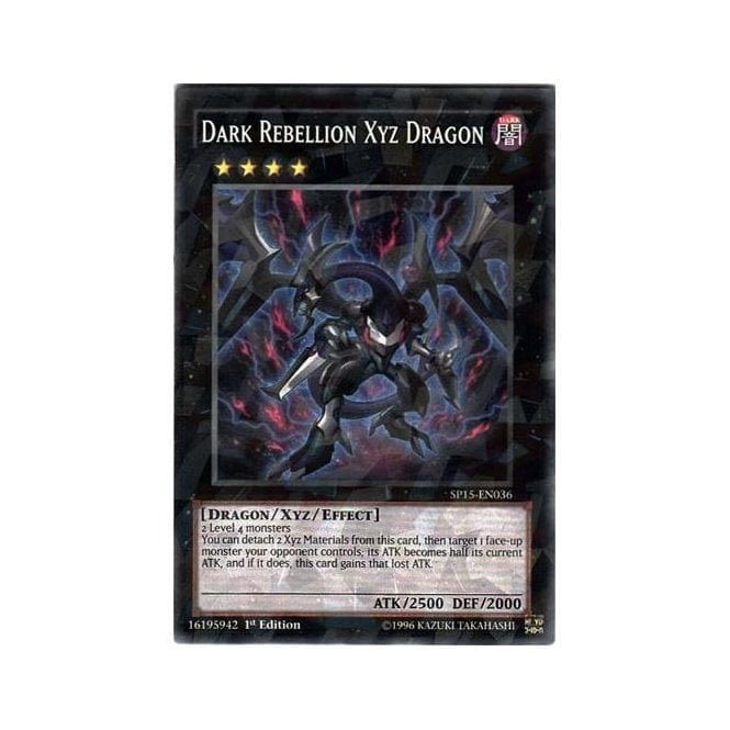 Yu-Gi-Oh! Card SP15-EN036 Dark Rebellion Xyz Dragon (Shatterfoil Rare) |  Chaos Cards