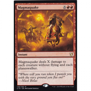 Magmaquake : COMMANDER 2019 148/302 - Magic the Gathering Single Card